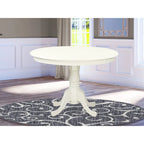 Hartland Kitchen Table - a Round Dining Table Top with Pedestal Base(Finish Options)