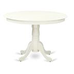 Hartland Kitchen Table - a Round Dining Table Top with Pedestal Base(Finish Options)