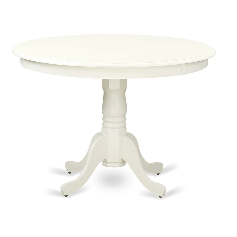 Hartland Kitchen Table - a Round Dining Table Top with Pedestal Base(Finish Options)