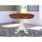 Hartland Kitchen Table - a Round Dining Table Top with Pedestal Base(Finish Options)