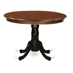 Hartland Kitchen Table - a Round Dining Table Top with Pedestal Base(Finish Options)