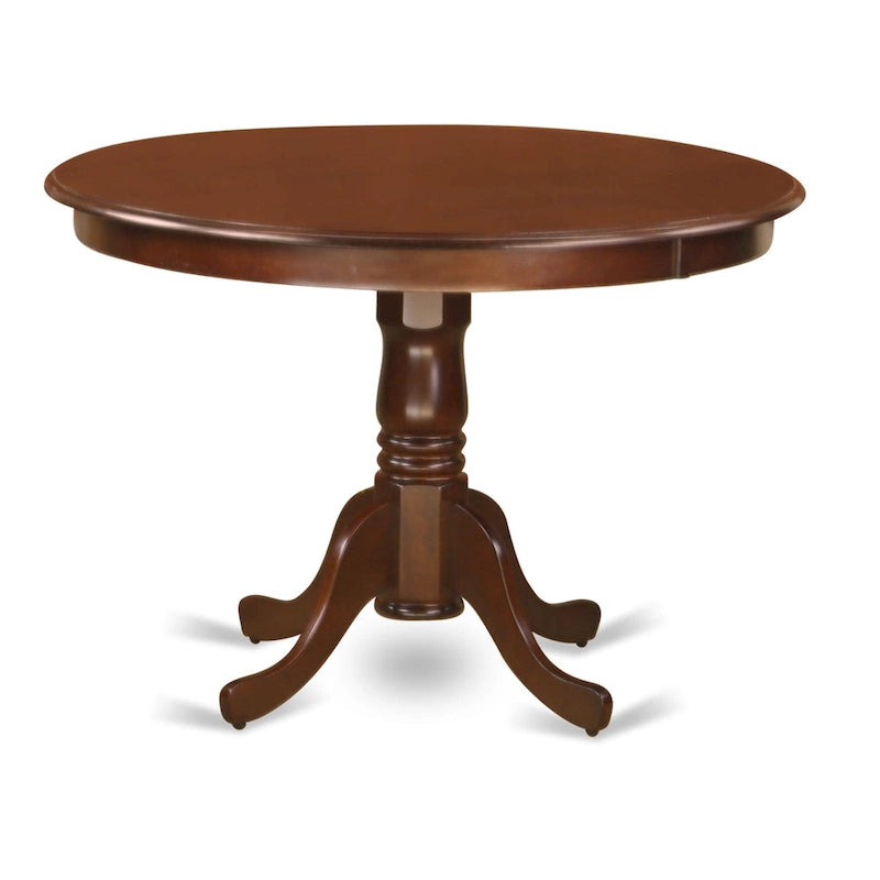 Hartland Kitchen Table - a Round Dining Table Top with Pedestal Base(Finish Options)