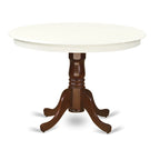 Hartland Kitchen Table - a Round Dining Table Top with Pedestal Base(Finish Options)