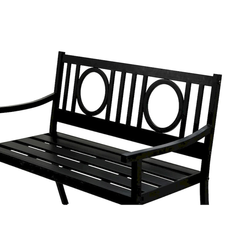 Nelson Outdoor Metal Bench