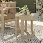 Corvus Manati Round 20-Inch Acacia Wood Coffee Table