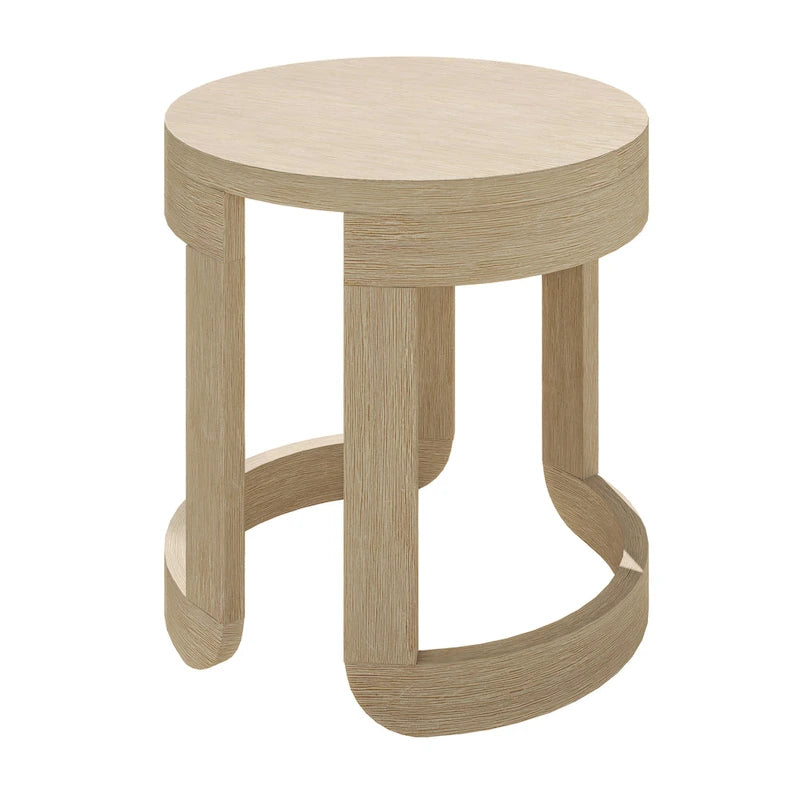 Corvus Manati Round 20-Inch Acacia Wood Coffee Table