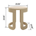 Corvus Manati Round 20-Inch Acacia Wood Coffee Table