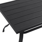 Patio Festival 2-Piece Outdoor Patio Glider Loveseat with Table Set