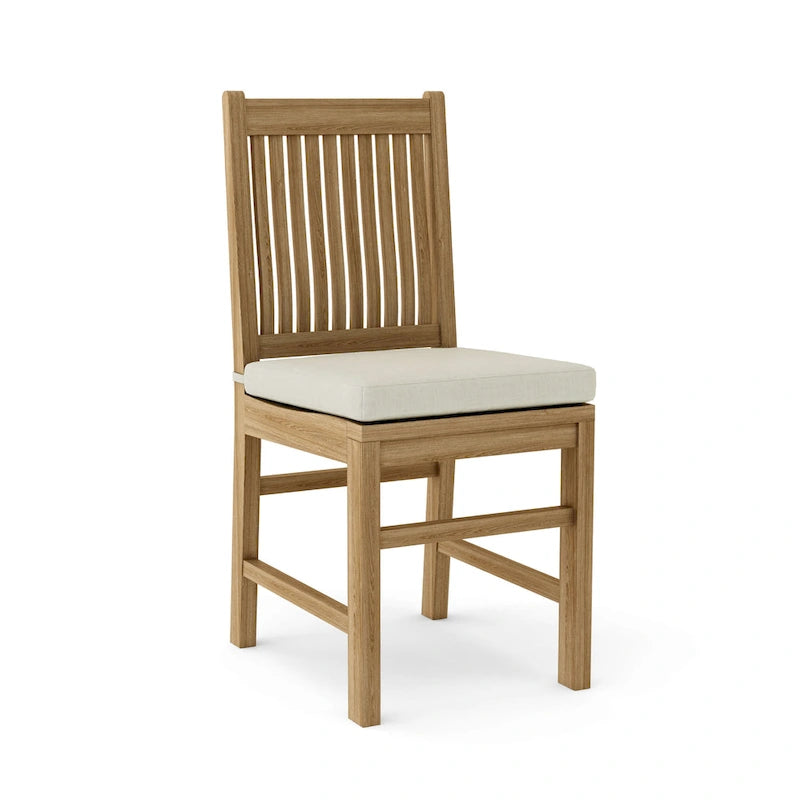 Saratoga Teak Outdoor Dining Chair - N/A