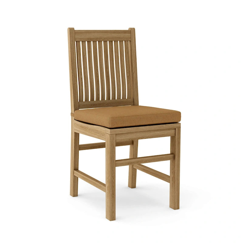 Saratoga Teak Outdoor Dining Chair - N/A