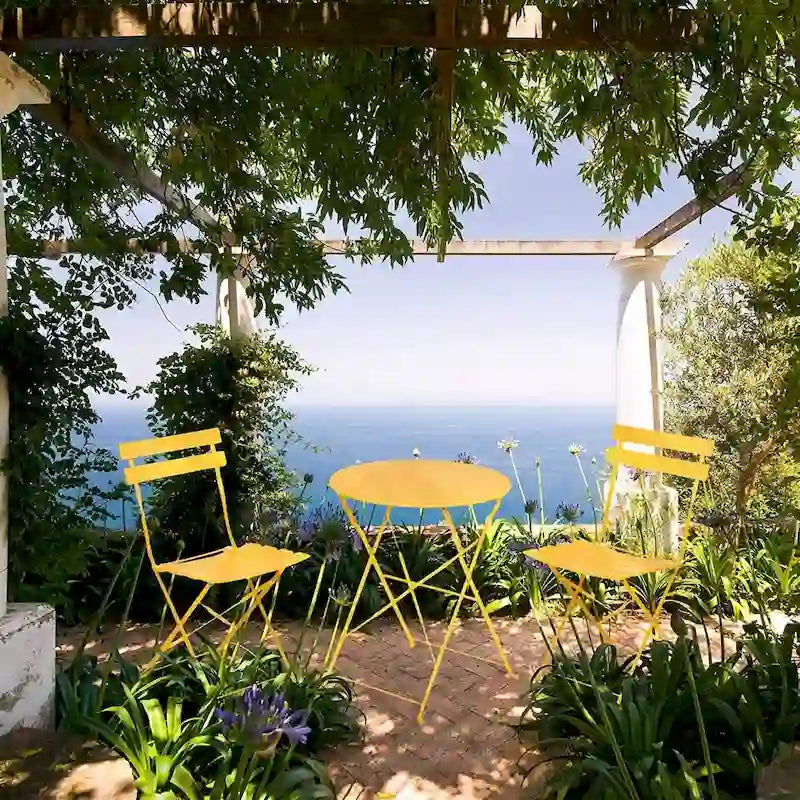 Round 2 Person - 23.6 Long Bistro Set (6 Colors )