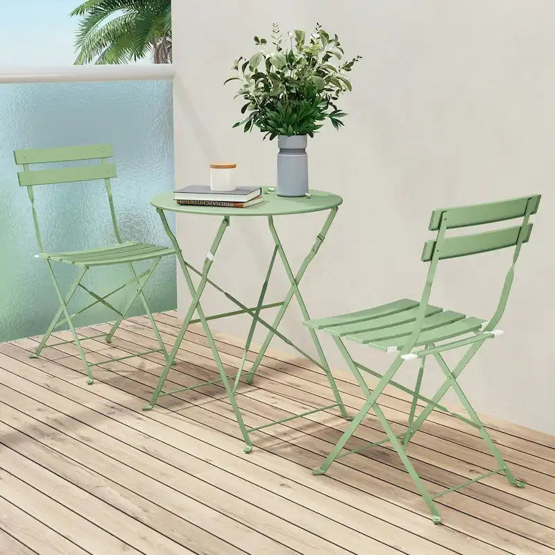 Round 2 Person - 23.6 Long Bistro Set (6 Colors )