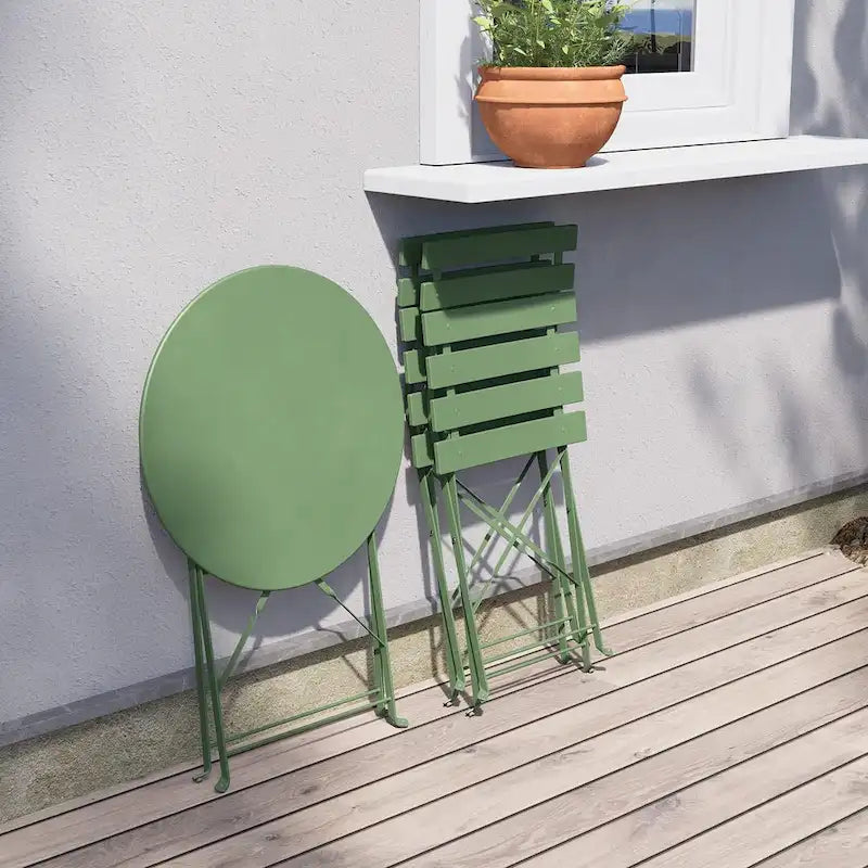 Round 2 Person - 23.6 Long Bistro Set (6 Colors )