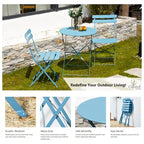 Round 2 Person - 23.6 Long Bistro Set (6 Colors )