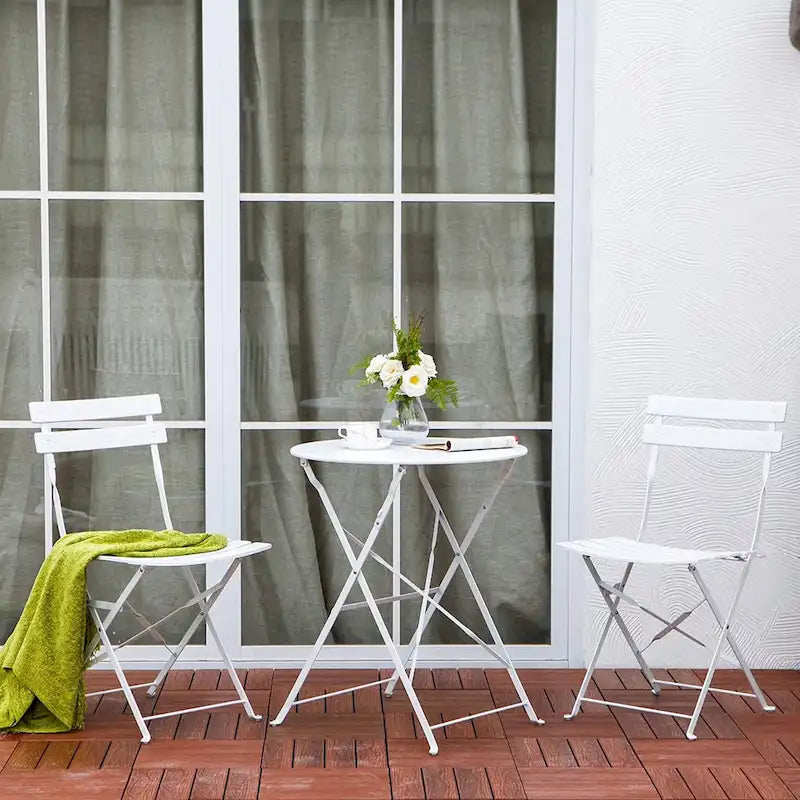 Round 2 Person - 23.6 Long Bistro Set (6 Colors )