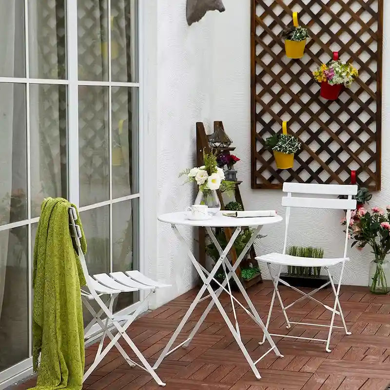 Round 2 Person - 23.6 Long Bistro Set (6 Colors )
