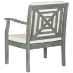 SAFAVIEH Outdoor Hazbie Acacia Wood 5-Piece Patio Set - 26W x 32D x 25H