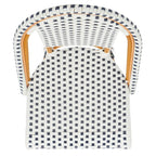 SAFAVIEH Emiliana Outdoor Side Chair Set of 2 (Fully Assembled) - 20Wx35Dx22H