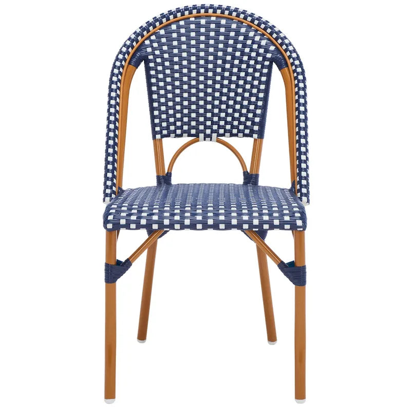 SAFAVIEH Emiliana Outdoor Side Chair Set of 2 (Fully Assembled) - 20Wx35Dx22H