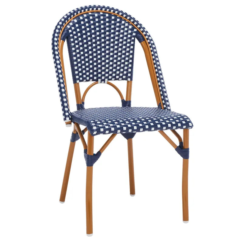 SAFAVIEH Emiliana Outdoor Side Chair Set of 2 (Fully Assembled) - 20Wx35Dx22H