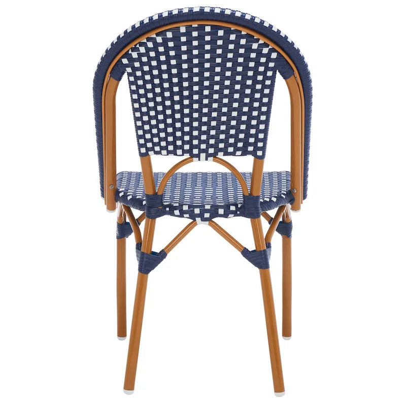 SAFAVIEH Emiliana Outdoor Side Chair Set of 2 (Fully Assembled) - 20Wx35Dx22H