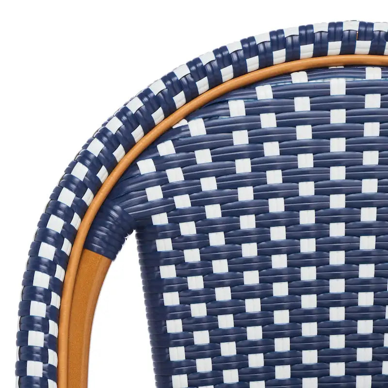 SAFAVIEH Emiliana Outdoor Side Chair Set of 2 (Fully Assembled) - 20Wx35Dx22H