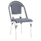 SAFAVIEH Emiliana Outdoor Side Chair Set of 2 (Fully Assembled) - 20Wx35Dx22H