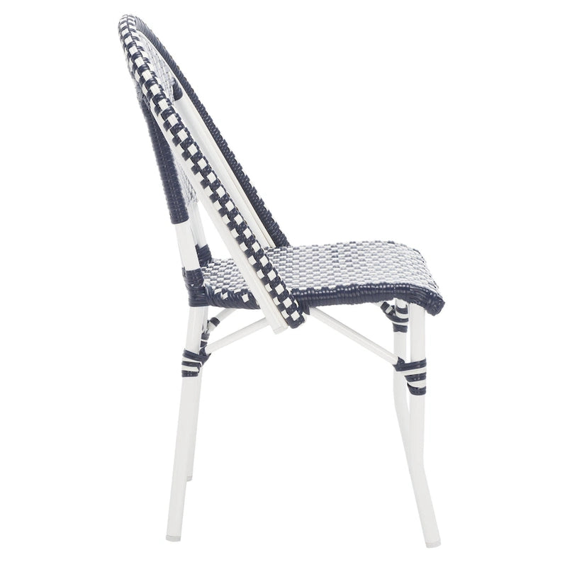 SAFAVIEH Emiliana Outdoor Side Chair Set of 2 (Fully Assembled) - 20Wx35Dx22H