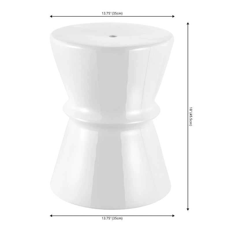 SAFAVIEH Gina Ceramic Decorative Garden Stool (Fully Assembled)