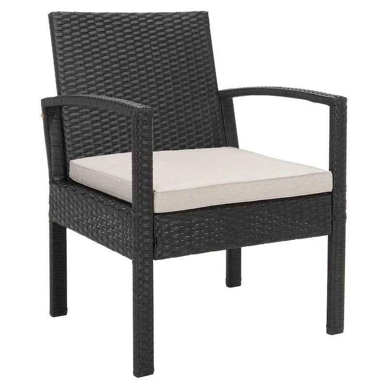 SAFAVIEH Outdoor Sherlyn 4-Piece Conversation Patio Set - 40W x 32D x 24H