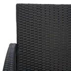 SAFAVIEH Outdoor Sherlyn 4-Piece Conversation Patio Set - 40W x 32D x 24H