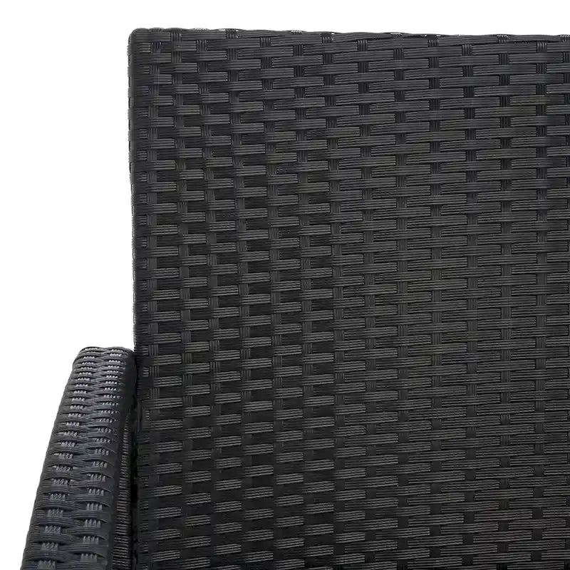 SAFAVIEH Outdoor Sherlyn 4-Piece Conversation Patio Set - 40W x 32D x 24H