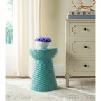 SAFAVIEH Faye White Ceramic Decorative Garden Stool