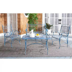 SAFAVIEH Outdoor Jalyn Victorian Scroll Iron 4-Piece Patio Set