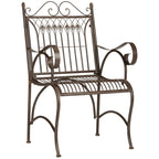SAFAVIEH Outdoor Jalyn Victorian Scroll Iron 4-Piece Patio Set