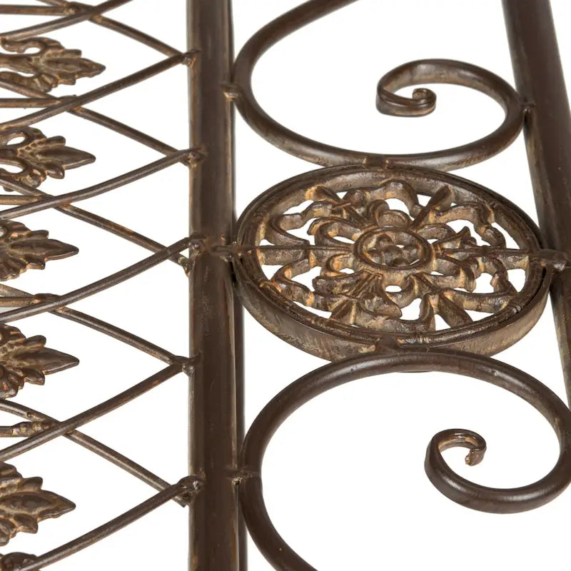 SAFAVIEH Outdoor Jalyn Victorian Scroll Iron 4-Piece Patio Set