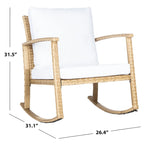 SAFAVIEH Outdoor Concepta Rocking Chair - 26W x 32D x 31H