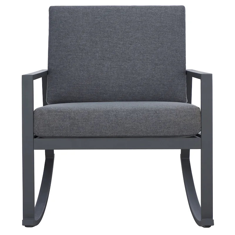 SAFAVIEH Outdoor Janetta Rocking Chair - 37W x 29D x 26H