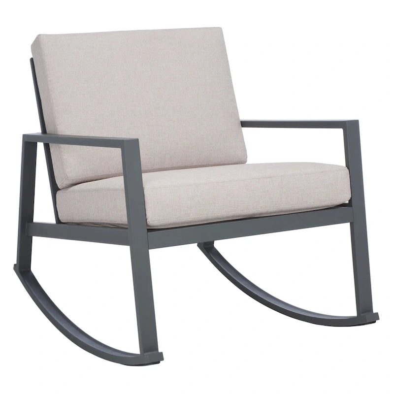 SAFAVIEH Outdoor Janetta Rocking Chair - 37W x 29D x 26H