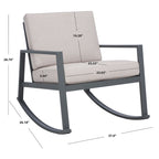SAFAVIEH Outdoor Janetta Rocking Chair - 37W x 29D x 26H