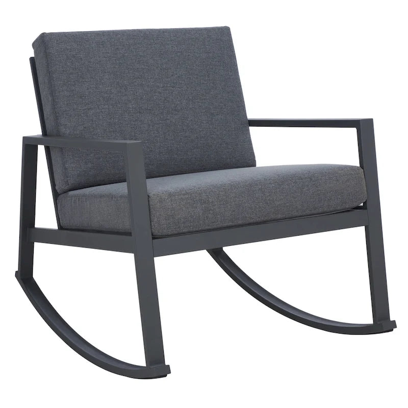SAFAVIEH Outdoor Janetta Rocking Chair - 37W x 29D x 26H