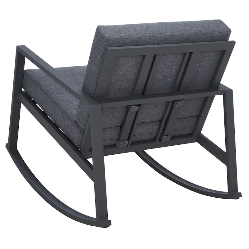 SAFAVIEH Outdoor Janetta Rocking Chair - 37W x 29D x 26H