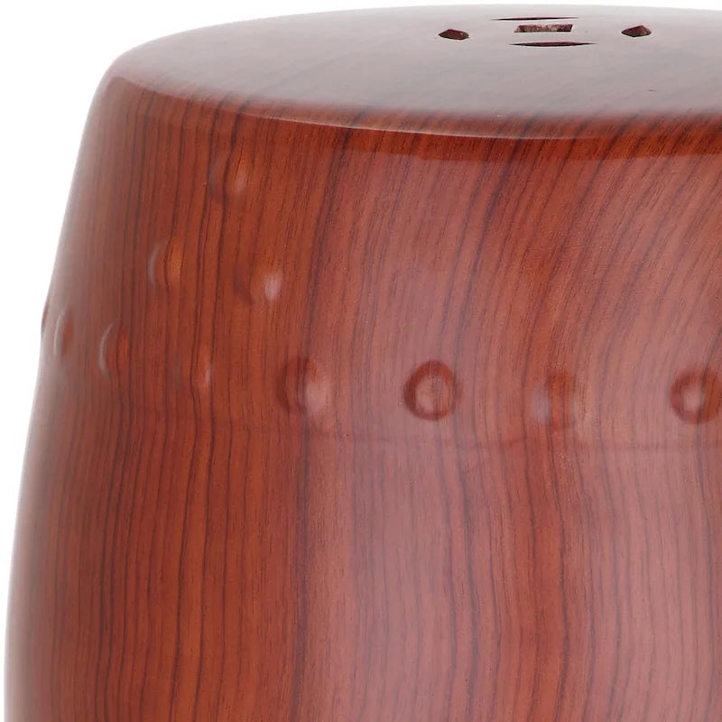 SAFAVIEH Olessia Forest Red Ceramic Decorative Garden Stool