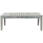 SAFAVIEH Outdoor Arely Acacia Wood 4-Piece Patio Set - 48W x 32D x 25H