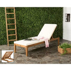 SAFAVIEH Outdoor Kicki Chaise Lounge Chair - 24Wx74Dx15H