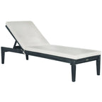 SAFAVIEH Outdoor Kicki Chaise Lounge Chair - 24Wx74Dx15H