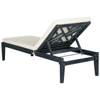 SAFAVIEH Outdoor Kicki Chaise Lounge Chair - 24Wx74Dx15H