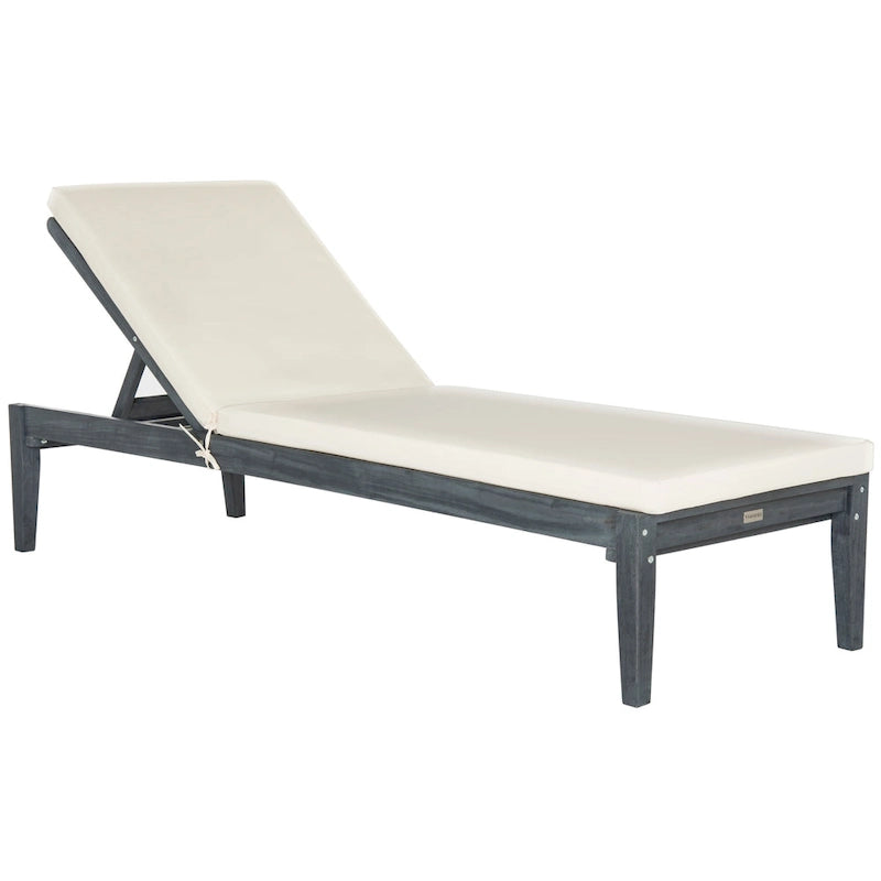 SAFAVIEH Outdoor Kicki Chaise Lounge Chair - 24Wx74Dx15H