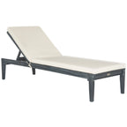 SAFAVIEH Outdoor Kicki Chaise Lounge Chair - 24Wx74Dx15H
