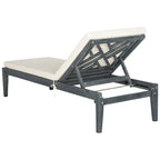 SAFAVIEH Outdoor Kicki Chaise Lounge Chair - 24Wx74Dx15H